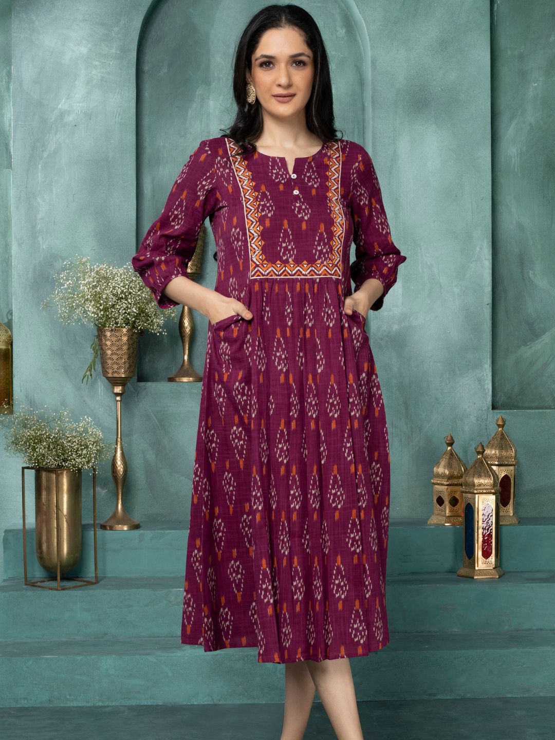 Elegant Black Ethnic Dress