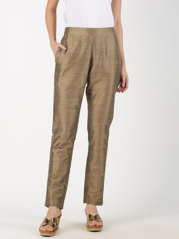 White Cotton Palazzo Pants
